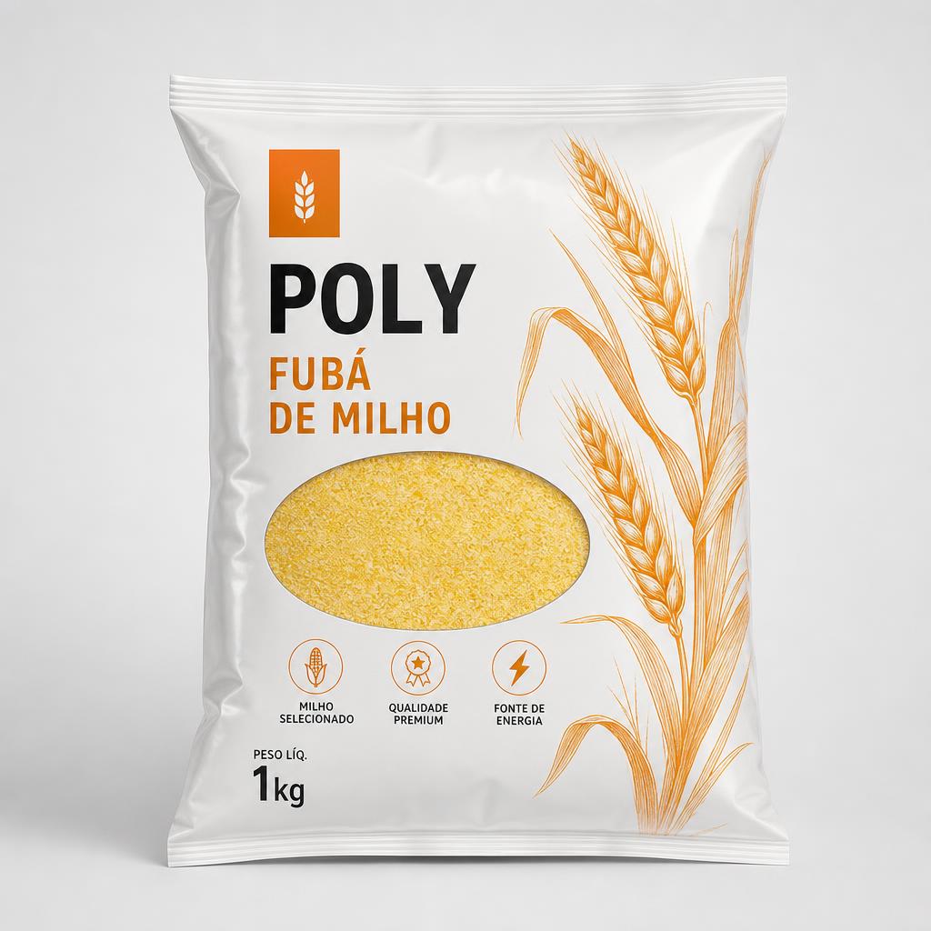 Embalagem flexível para Fubá de Milho
