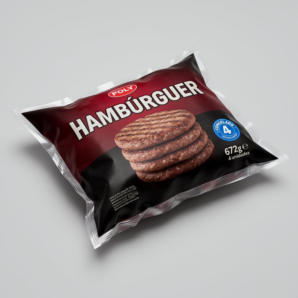 Embalagem flexível para Hambúrguer