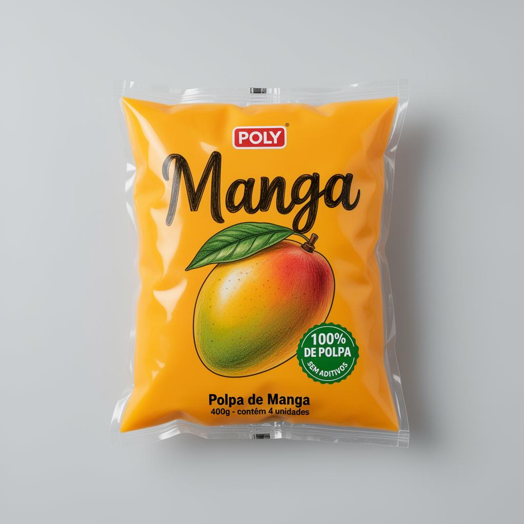 Embalagem flexível para Polpa de Manga